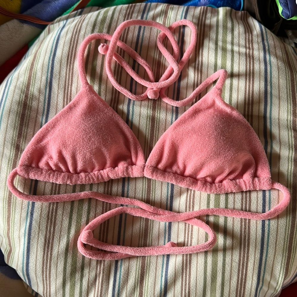 Victoria’s Secret Terry Cloth Bikini Top